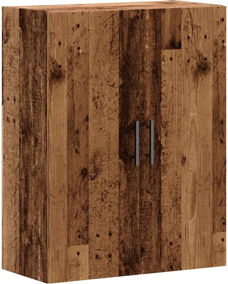 vidaXL Dulap montat pe perete lemn vechi 69,5x34x90 cm