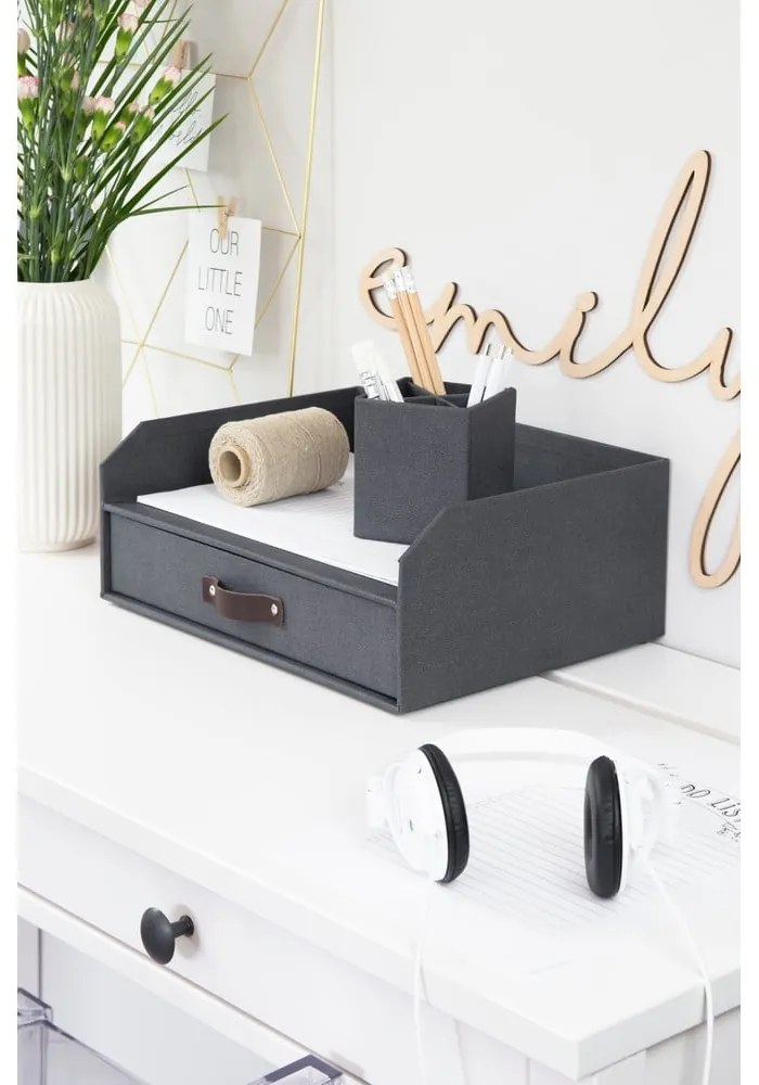 Organizator pentru sertar/pentru documente din carton Walter – Bigso Box of Sweden