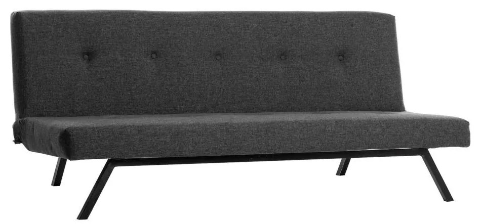 Canapea 2 locuri LOKO, gri închis