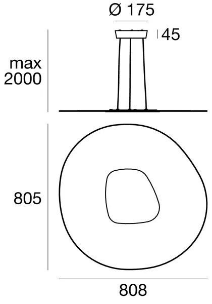 Lustră LED pe cablu ANTIGUA LED/46W/230V CRI 90 alb Linea Light 90349