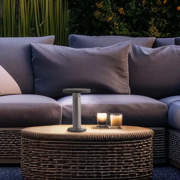 Lampă LED solară tactilă dimabilă Brilliant MAGUA LED/2W/3,7V IP44 negru