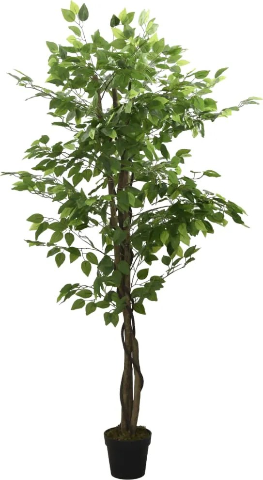 vidaXL Arbore ficus artificial 756 de frunze 150 cm verde