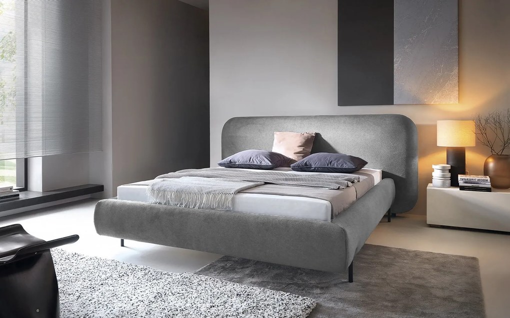 Pat lemn masiv Pointt 140/160/180x200 cm Personalizabil - Jaffray 30, 180x200