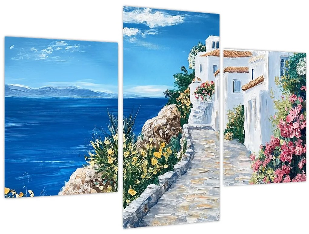 Tablou - Alee lângă mare (90x60 cm)