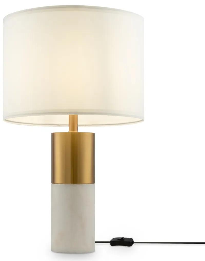 Veioza, lampa de masa design modern Bianco alama, alb