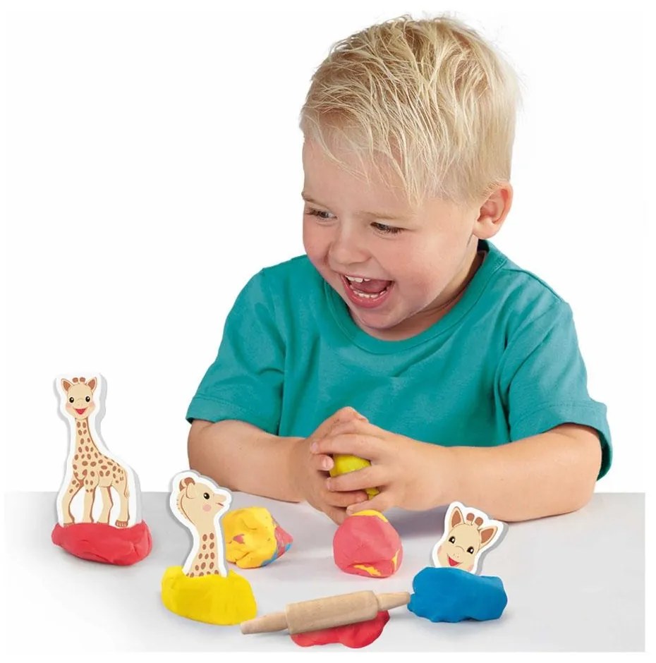 Girafa Sophie - Animale din plastilina