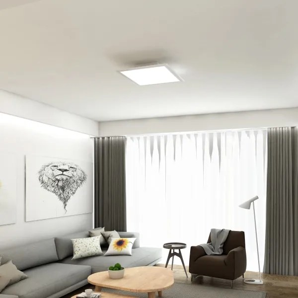 Plafonieră LED dimabilă SIMPLE LED/18W/230V Briloner 7194-016 + telecomandă