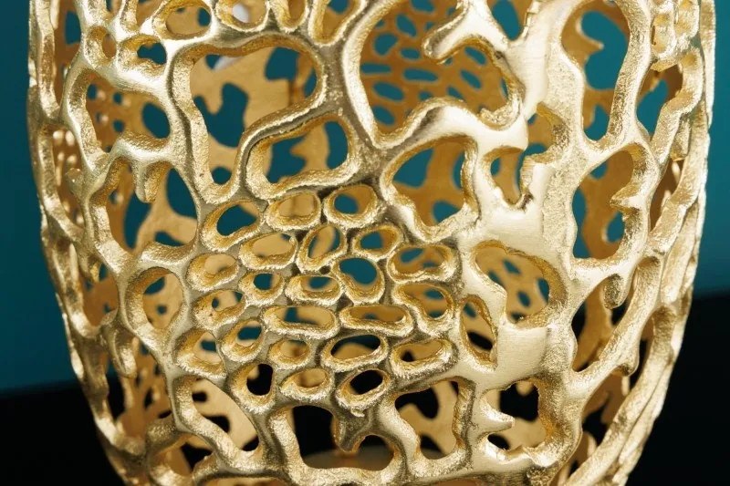 Vaza, Vas decorativ realizat manual Abstract Leaf 50cm