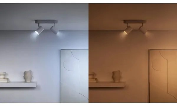 Set de 2 becuri LED dimabile PAR16 GU10/4,7W/230V 2700-6500K CRI 90 Wi-Fi-WiZ