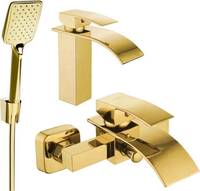 Mexen Aries Set cadă R62, auriu - 744803R62-50