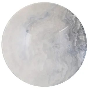 Set de veselă, 24 piese, porțelan, maro