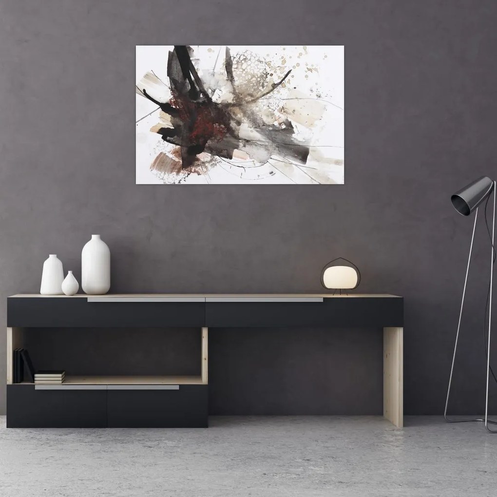 Tablou cu pictură abstactă (90x60 cm)