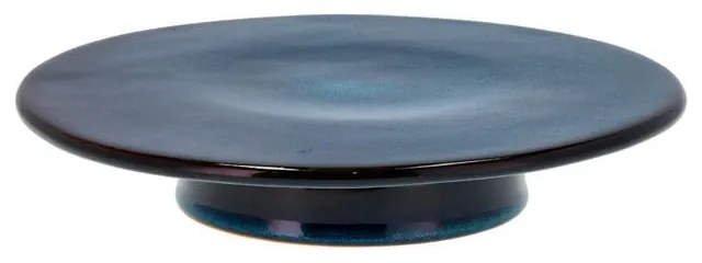 Platou pentru prăjituri din ceramică Gastro Dark Blue – Bitz