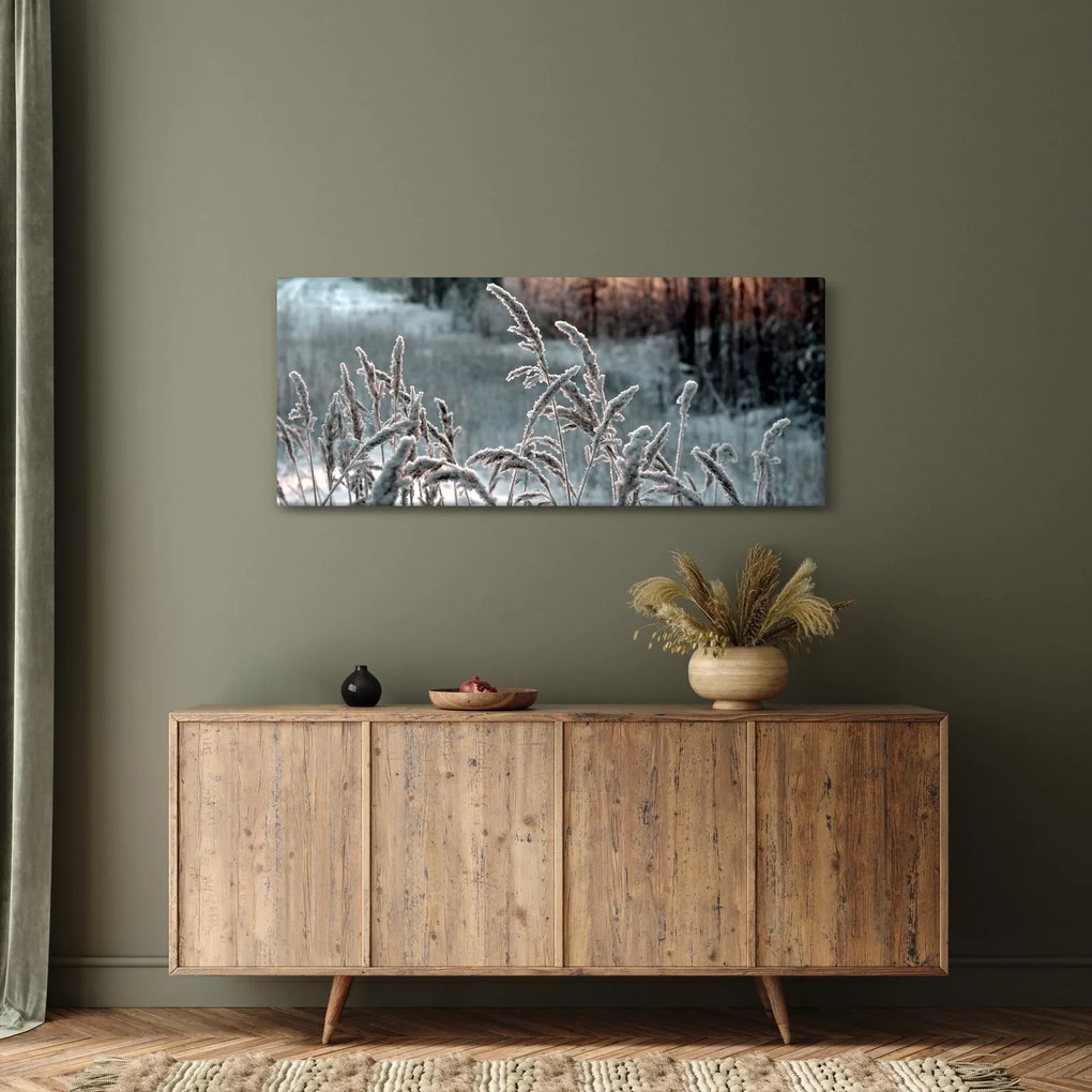 Tablou - Pajiște înghețată (120x50 cm)