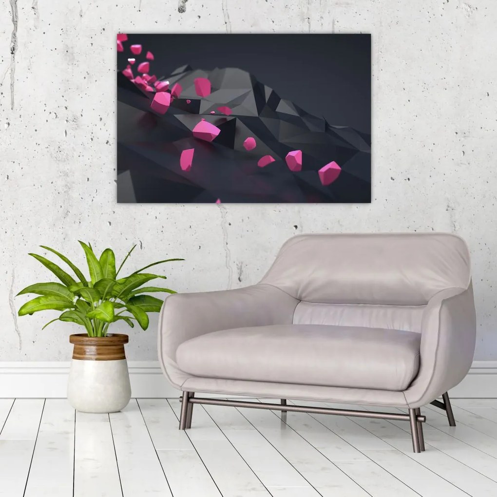 Tablou 3D abstracție (90x60 cm)