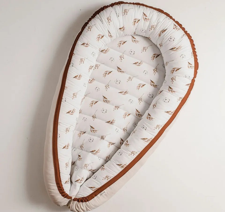 Reversible Babynest Dried Leaves Meets Beiges