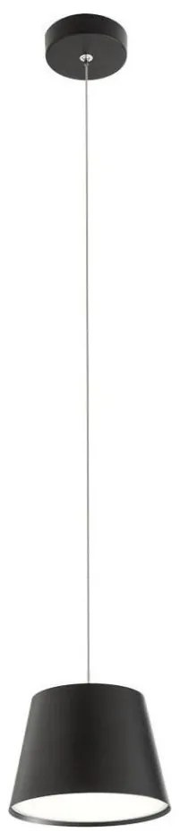 Redo 01-1496 - Lustră LED pe cablu LOLLI LED/6W/230V, Ø 14 cm, negru