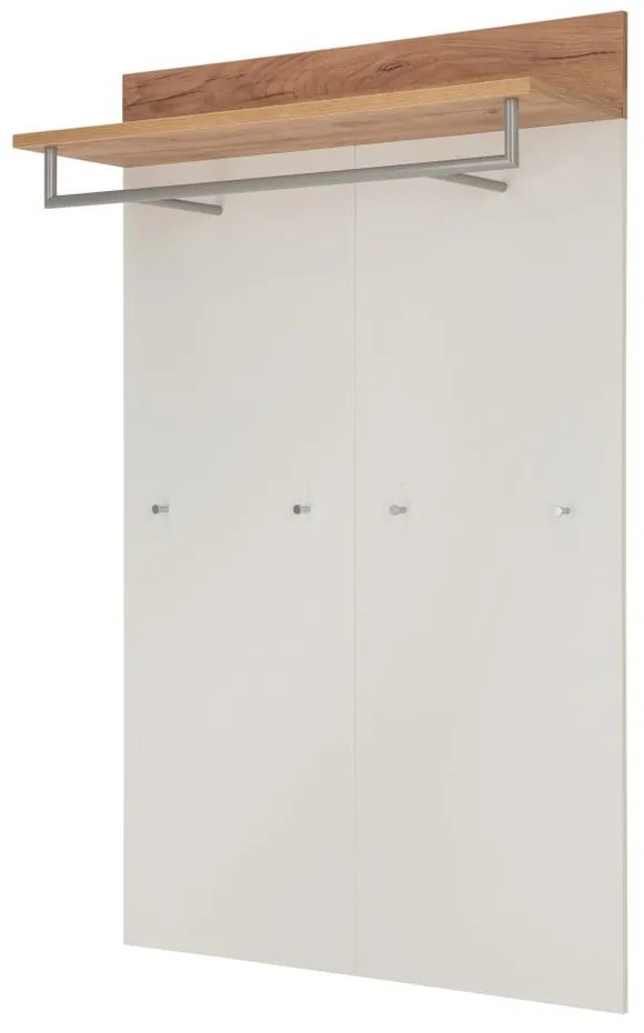 Panou de agățat diverse alb/în culoare naturală cu aspect de lemn de stejar Topix – Germania