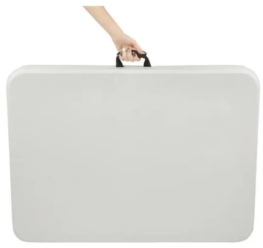 JAKS Set pliabil pentru bere 180 cm alb
