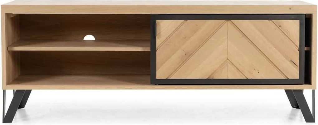 Comodă TV lemn masiv Relief Multiple Dimensiuni - 55 x 42 x 145 cm