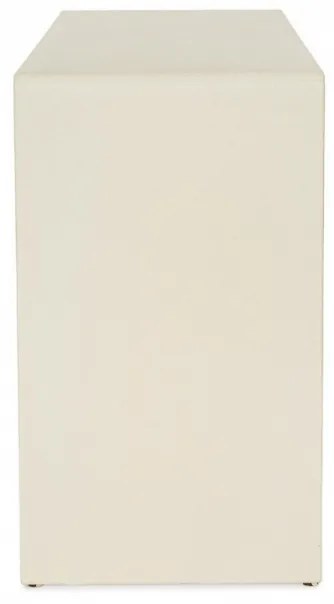 Comoda alba, 120x60 cm, Creamy, Yes