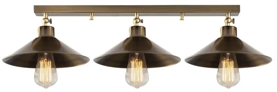 Plafonieră bronz cu abajur din metal ø 24 cm Berceste – Opviq lights