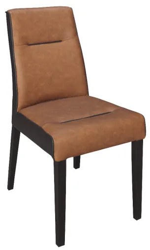 Set masa extensibila Fiona cu 4 Scaune, Brun inchis