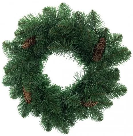 Coroana decorativa de Craciun Polar II Verde, Ø50 cm