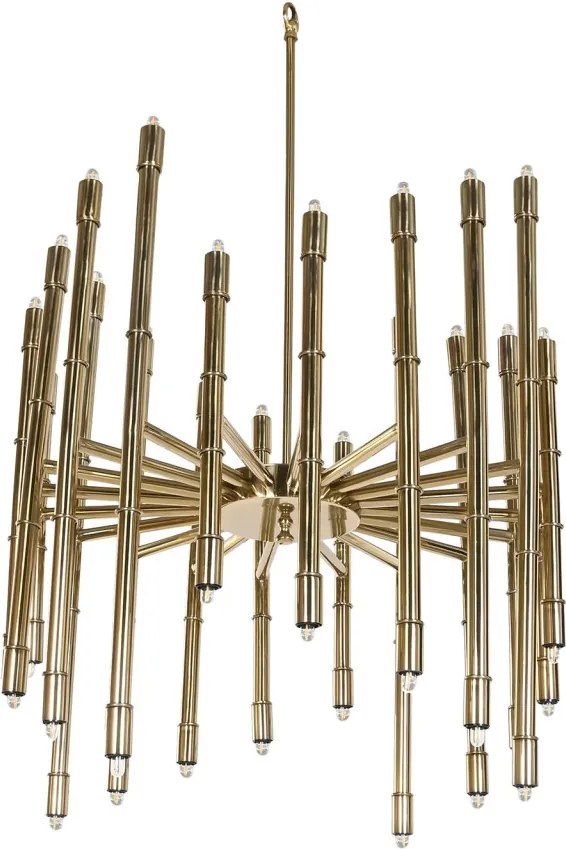 Candelabru din oțel, auriu, finisaj patinat, 158 x 74 cm, „Breteuil”