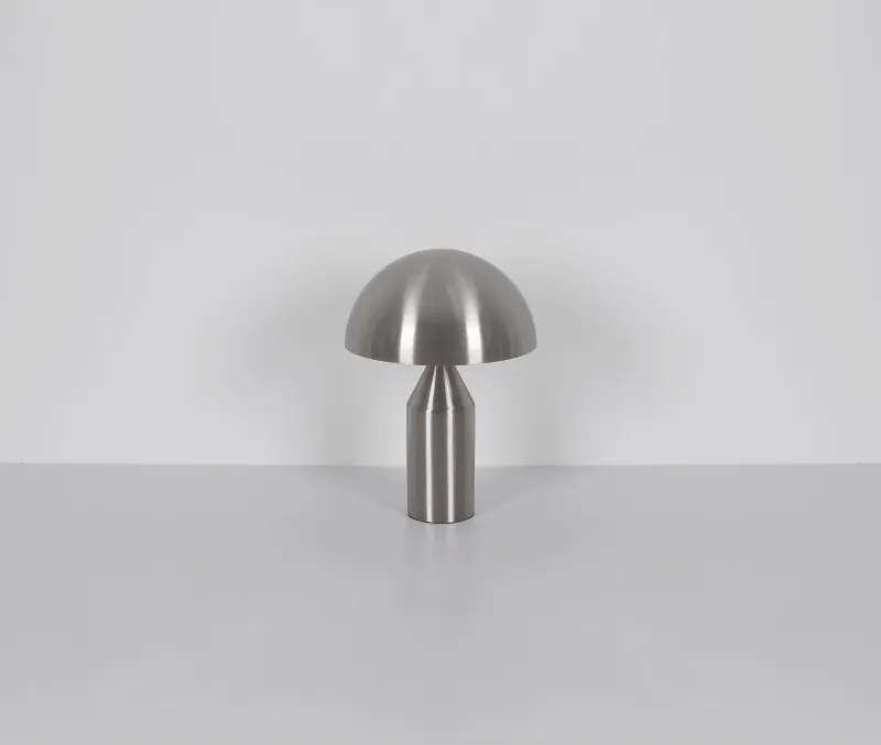 Veioza/Lampa de masa moderna ATOMA nickel