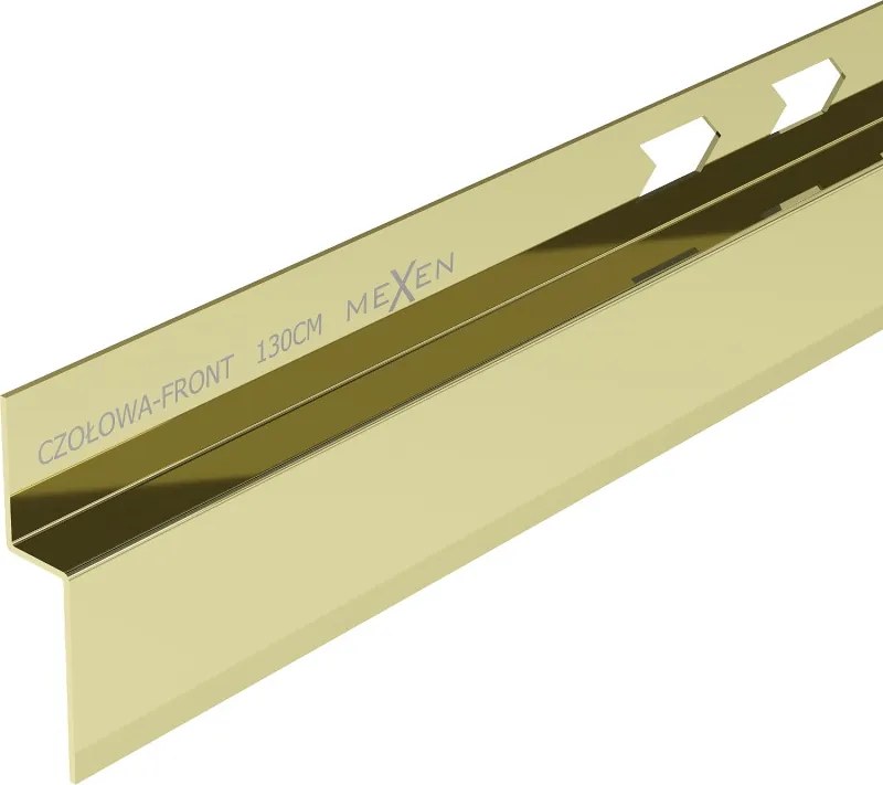 Mexen Line-B șină frontală pentru duș 130 cm, auriu - 185003130U