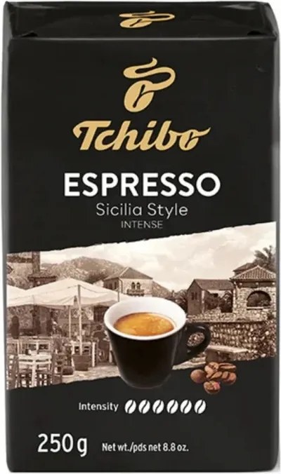 Tchibo Espresso Sicilia Style 250g - Cafea Măcinată Intensă