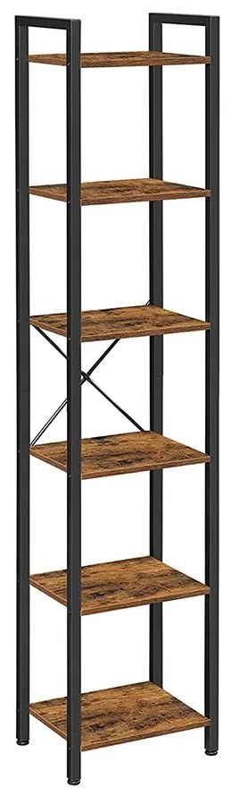 Raft deschis cu 6 niveluri 40x30x187,5 cm