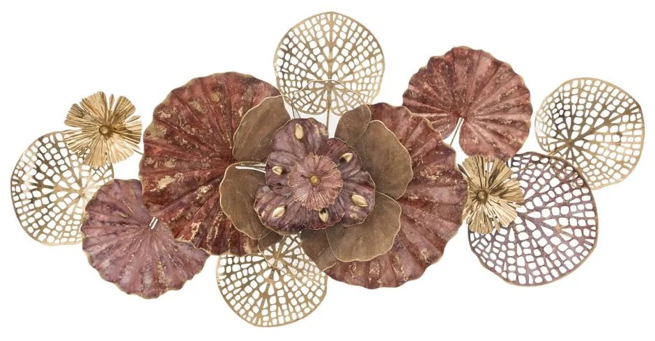 Decorațiune suspendată metalică Mauro Ferretti Flowery, 118 x 58 cm