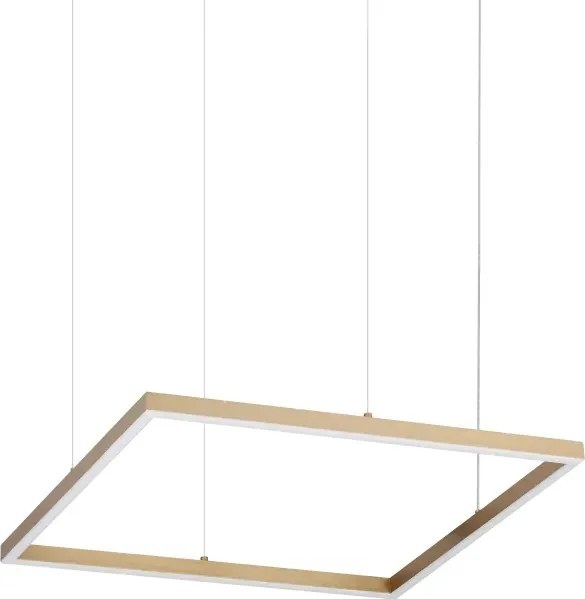 Ideal Lux - Lustră LED suspendată pe cablu ORACLE SLIM LED/33W/230V CRI 90 50x50 cm, finisaj auriu