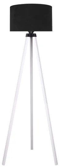 Lampadar VELVET 1xE27/60W/230V alb/negru Brilagi