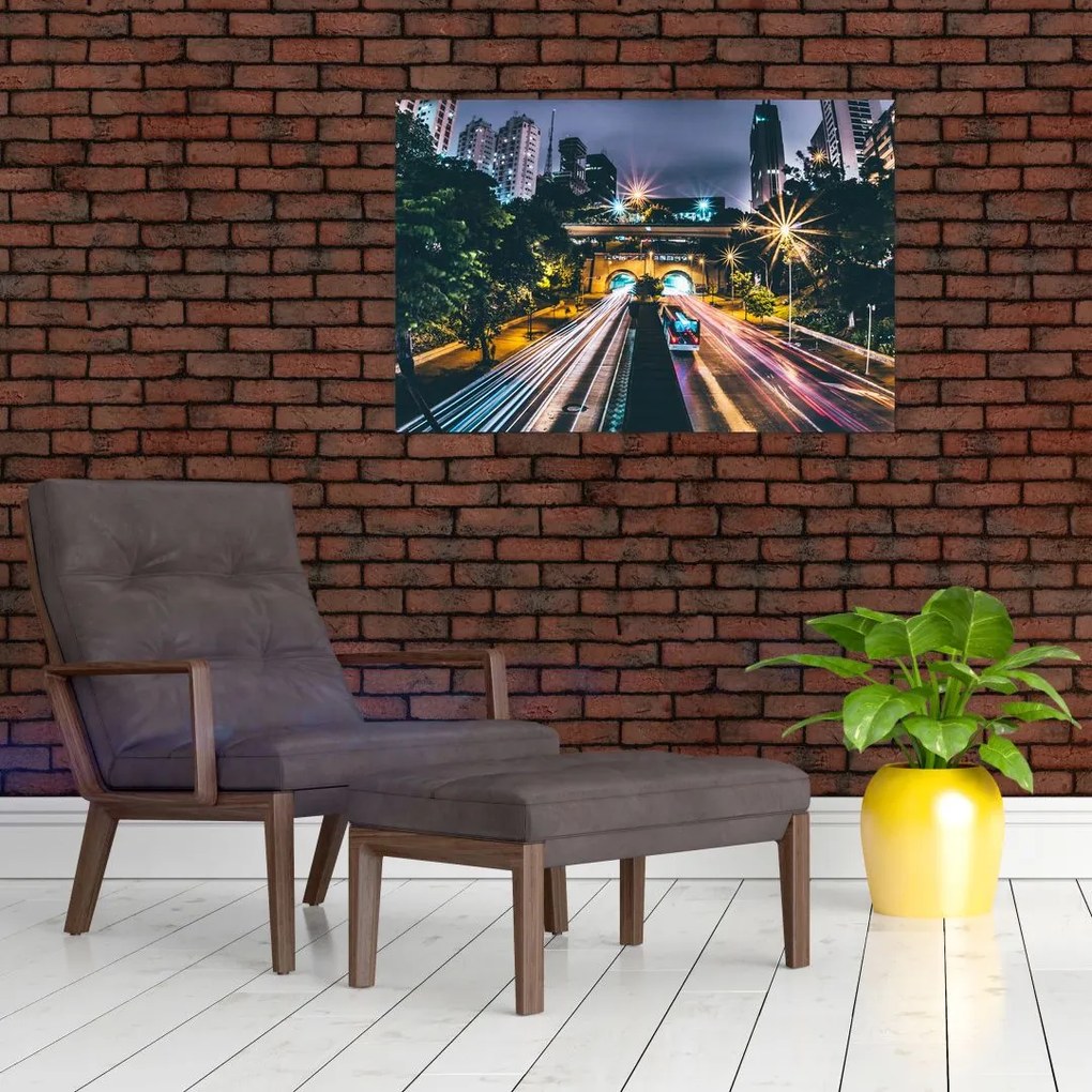 Tablou - Oraș de noapte (90x60 cm)