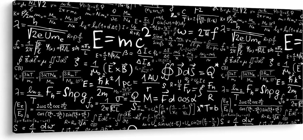 Tablou - Matematică (120x50 cm)