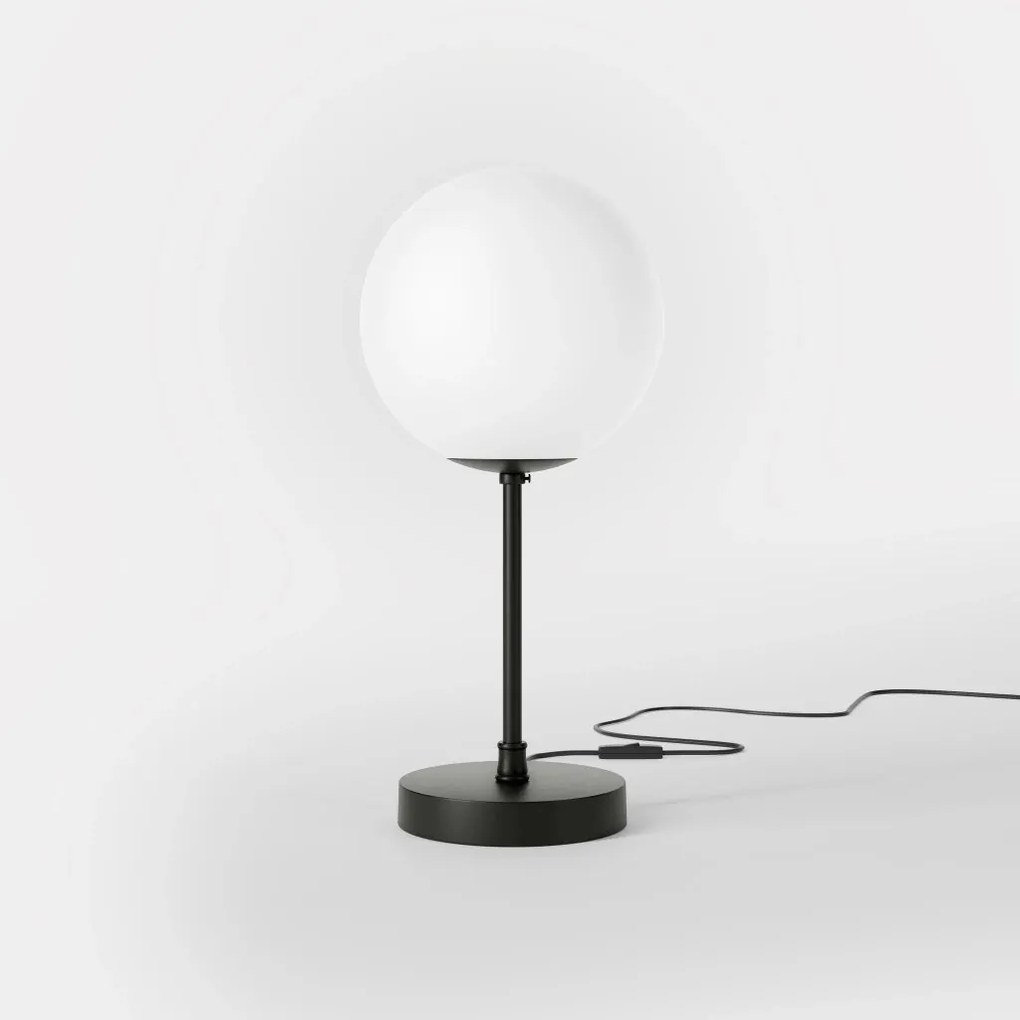 Lampa de masa din alama si sticla Musa