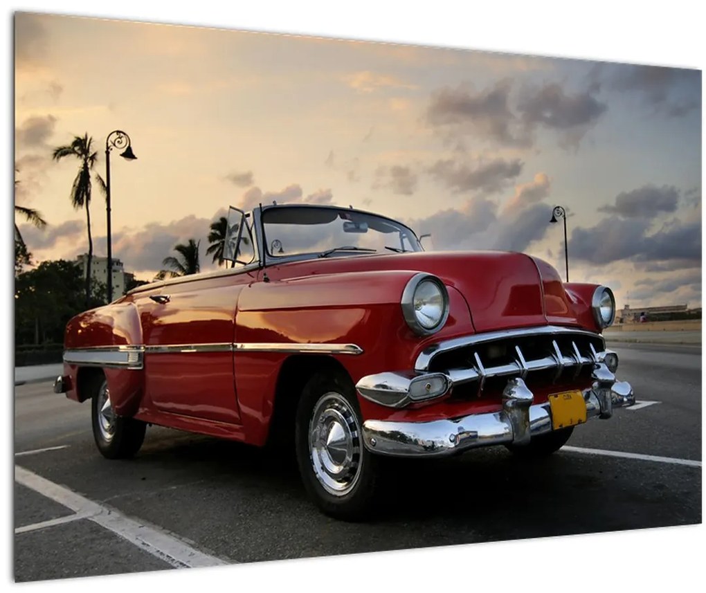 Tablou cu mașina (90x60 cm)