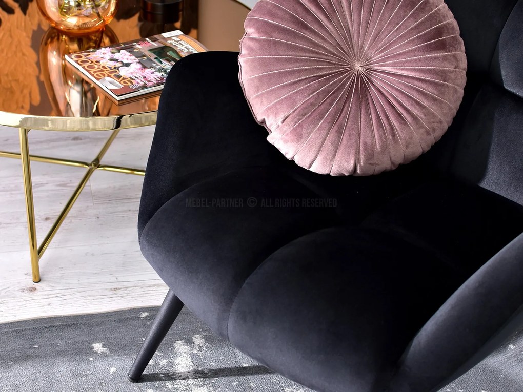 Fotoliu Kikino (negru). Promo -25%. 1110122