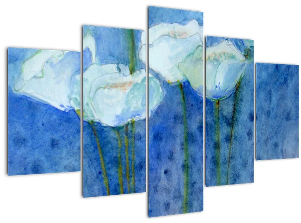 Tablou - Lalele albe (150x105 cm)