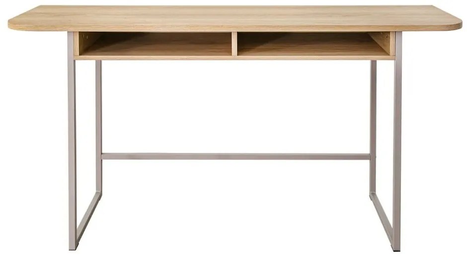 Masă consolă în culoare naturală cu aspect de lemn de stejar 40x140 cm Darlington – Actona