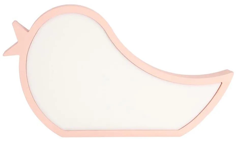 Lampă de birou pentru copii BIRD LED/12W/230V roz