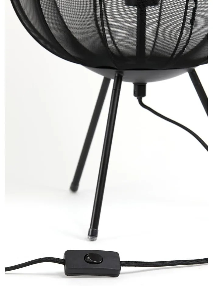 Veioză neagră (înălțime 60 cm) Plumeria – Light &amp; Living