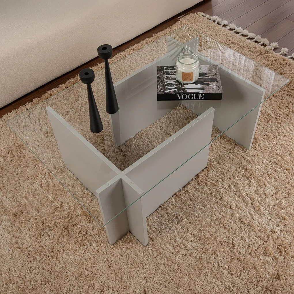 Masă de cafea Vetrino Grey