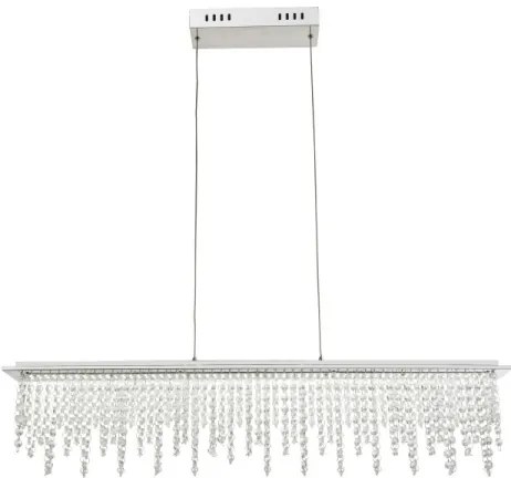 Lustră LED de cristal dimabilă pe cablu Globo 68405-24H LED/24W/230V + telecomandă