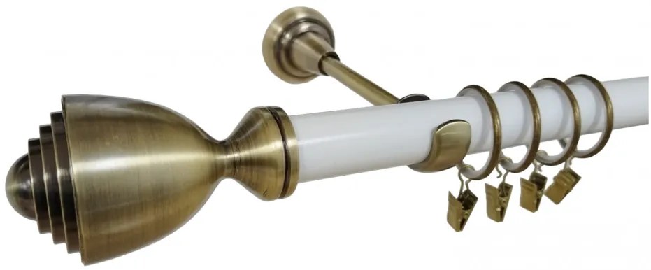 Galerie simpla PALACIO /25 - alb/aur antic (Alege marime: 280 cm)