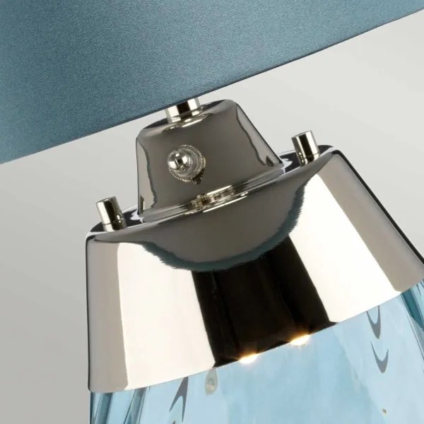 Lampă LED de masă Elstead LENA-TL-S-BLUE LENA 1xE27/60W/230V + 1xGU10/7W albastru