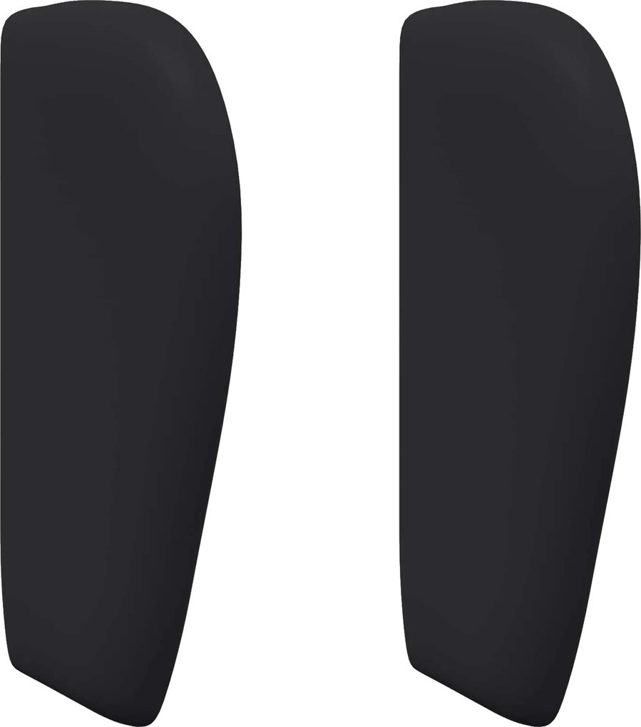 vidaXL Ureche pentru Tăblie Negru 40 x 23 x 6 cm PVC